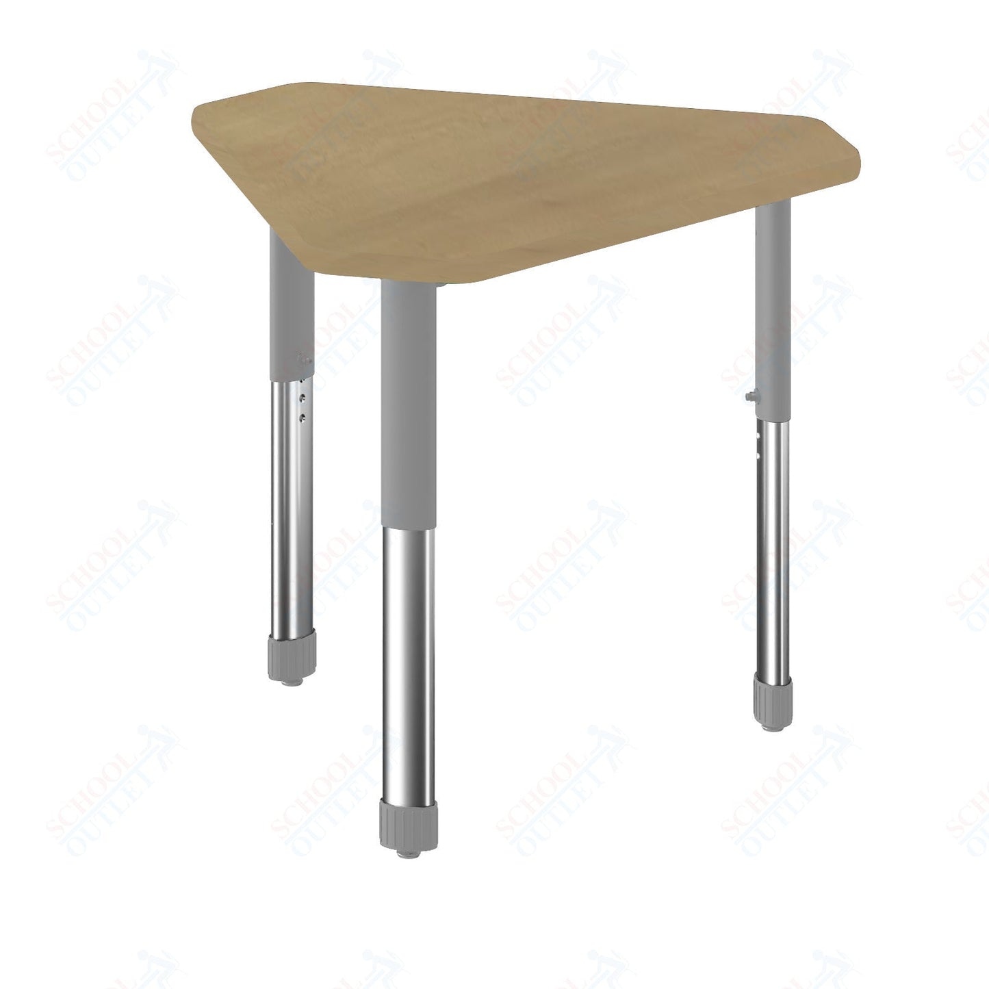 Correll Diamond Deluxe High Pressure Collaborative Desk 34"W x 30"L x 25 - 35"H Adjustable Height (COR - AD3034 - DIA - XX) - SchoolOutlet