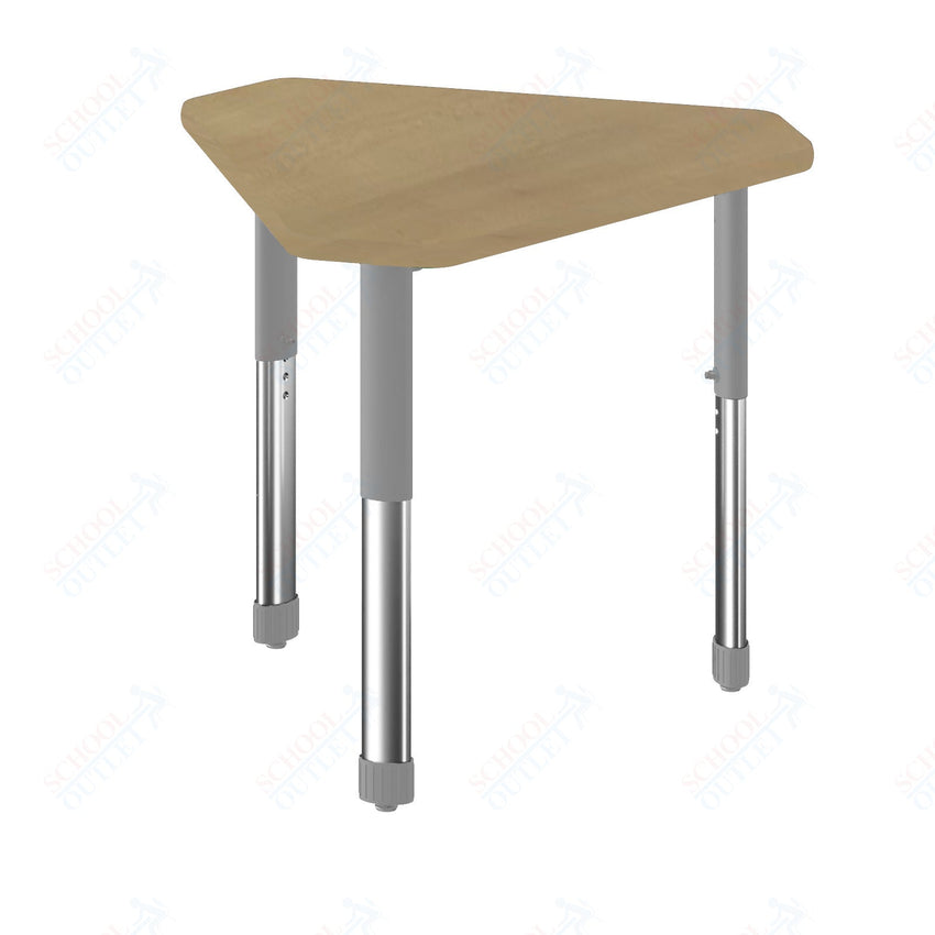 Correll Diamond Deluxe High Pressure Collaborative Desk 34"W x 30"L x 25 - 35"H Adjustable Height (COR - AD3034 - DIA - XX) - SchoolOutlet