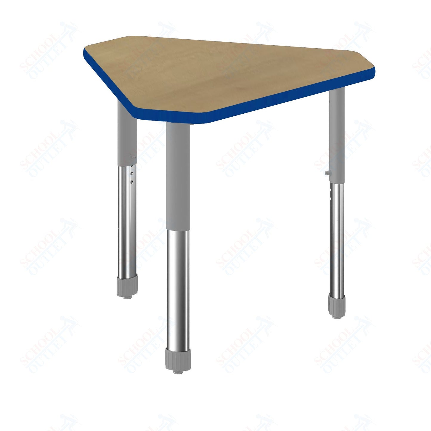 Correll Diamond Deluxe High Pressure Collaborative Desk 34"W x 30"L x 25 - 35"H Adjustable Height (COR - AD3034 - DIA - XX) - SchoolOutlet