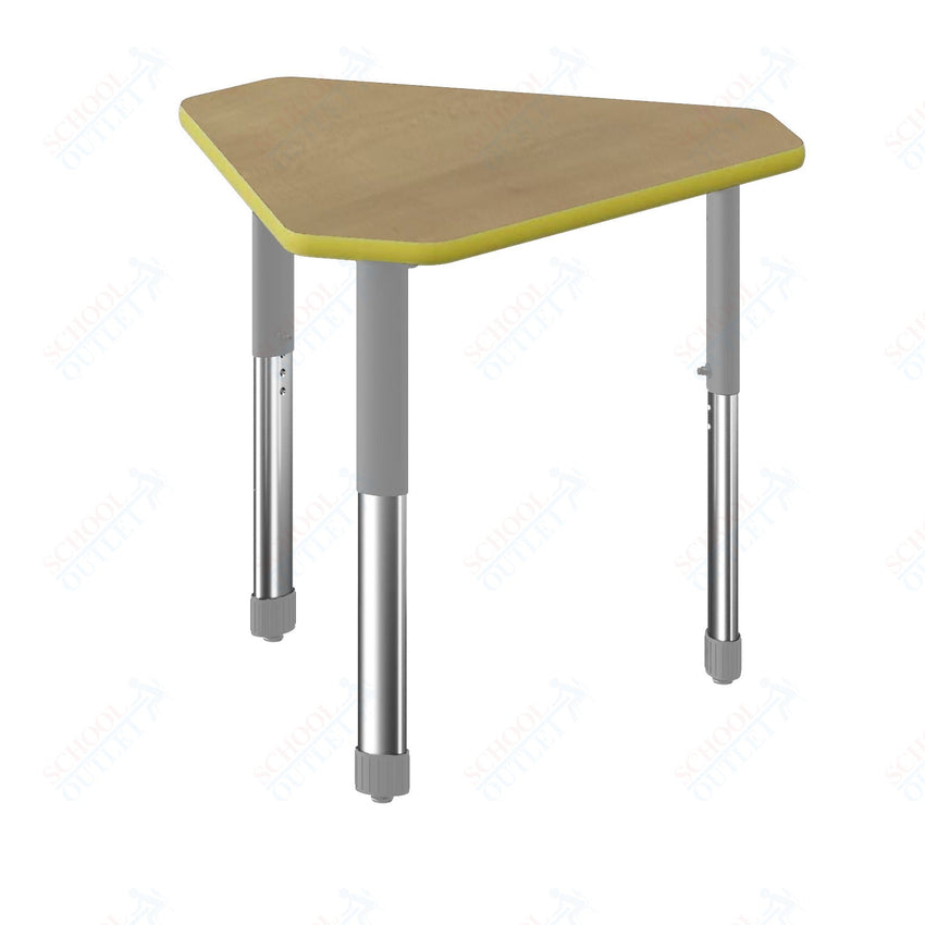 Correll Diamond Deluxe High Pressure Collaborative Desk 34"W x 30"L x 25 - 35"H Adjustable Height (COR - AD3034 - DIA - XX) - SchoolOutlet