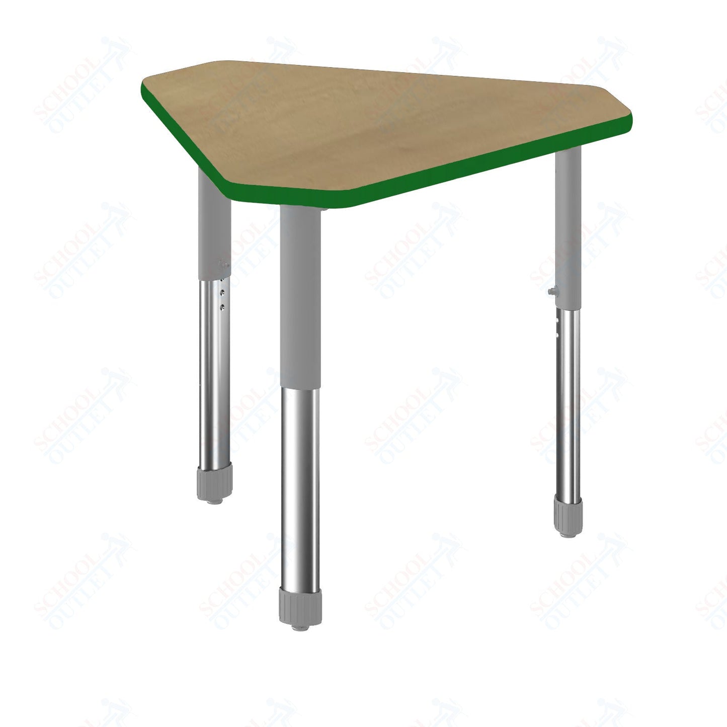 Correll Diamond Deluxe High Pressure Collaborative Desk 34"W x 30"L x 25 - 35"H Adjustable Height (COR - AD3034 - DIA - XX) - SchoolOutlet