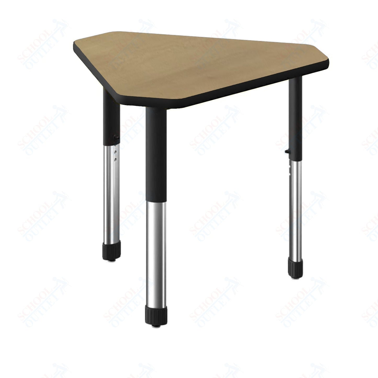Correll Diamond Deluxe High Pressure Collaborative Desk 34"W x 30"L x 25 - 35"H Adjustable Height (COR - AD3034 - DIA - XX) - SchoolOutlet