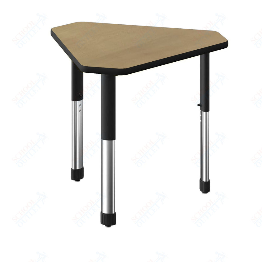 Correll Diamond Deluxe High Pressure Collaborative Desk 34"W x 30"L x 25 - 35"H Adjustable Height (COR - AD3034 - DIA - XX) - SchoolOutlet