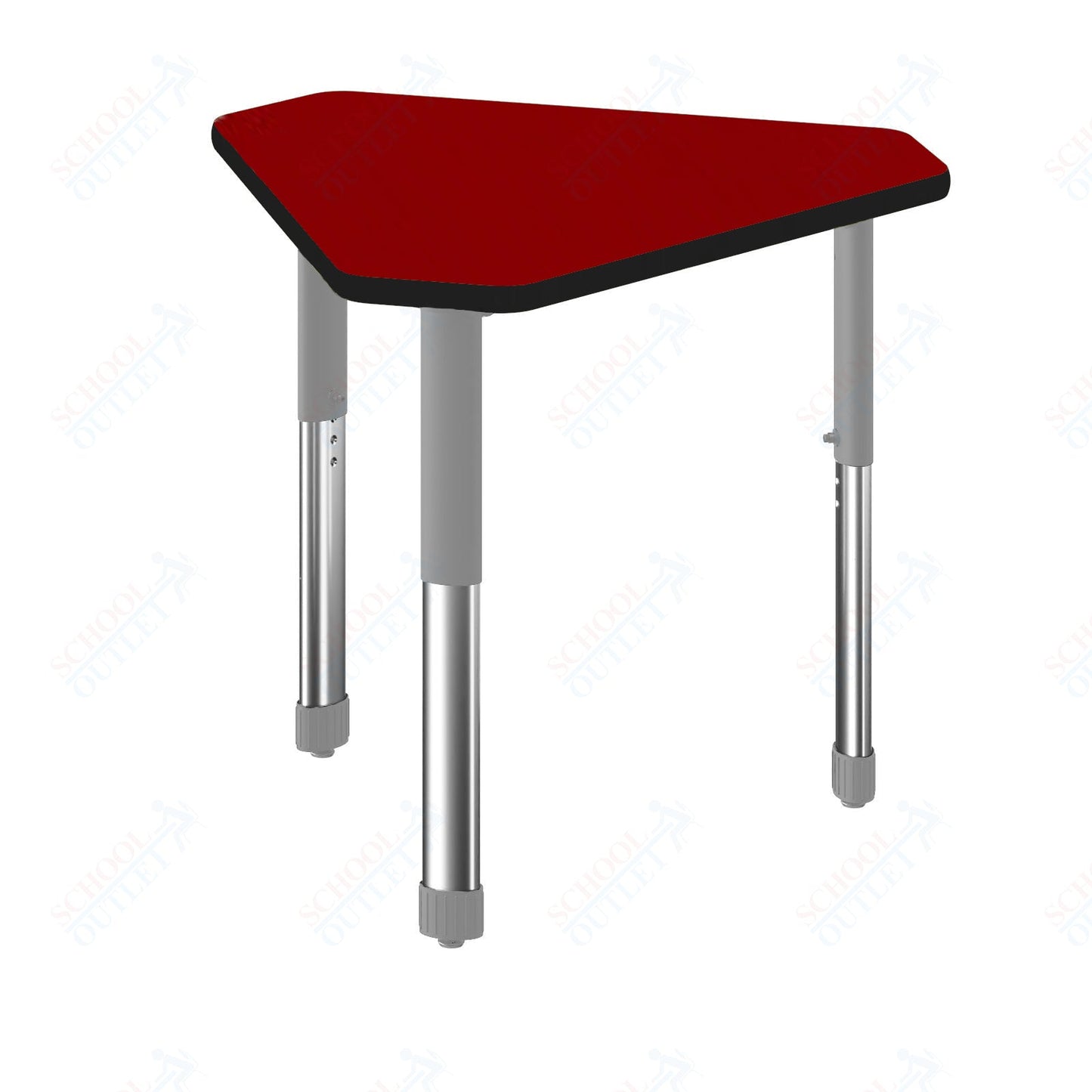 Correll Diamond Deluxe High Pressure Collaborative Desk 34"W x 30"L x 25 - 35"H Adjustable Height (COR - AD3034 - DIA - XX) - SchoolOutlet