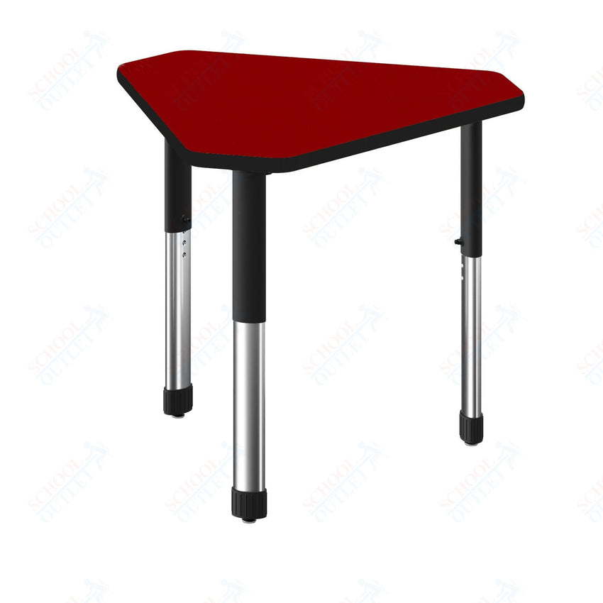 Correll Diamond Deluxe High Pressure Collaborative Desk 34"W x 30"L x 25 - 35"H Adjustable Height (COR - AD3034 - DIA - XX) - SchoolOutlet