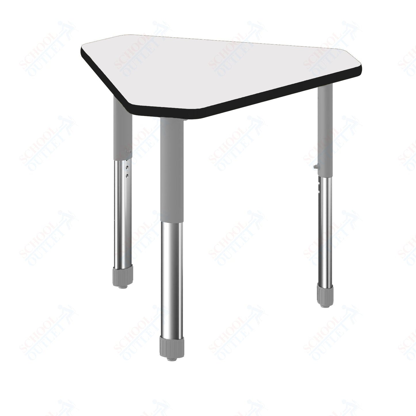Correll Diamond Deluxe High Pressure Collaborative Desk 34"W x 30"L x 25 - 35"H Adjustable Height (COR - AD3034 - DIA - XX) - SchoolOutlet