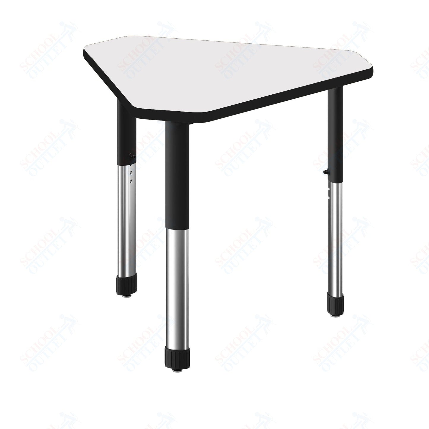 Correll Diamond Deluxe High Pressure Collaborative Desk 34"W x 30"L x 25 - 35"H Adjustable Height (COR - AD3034 - DIA - XX) - SchoolOutlet