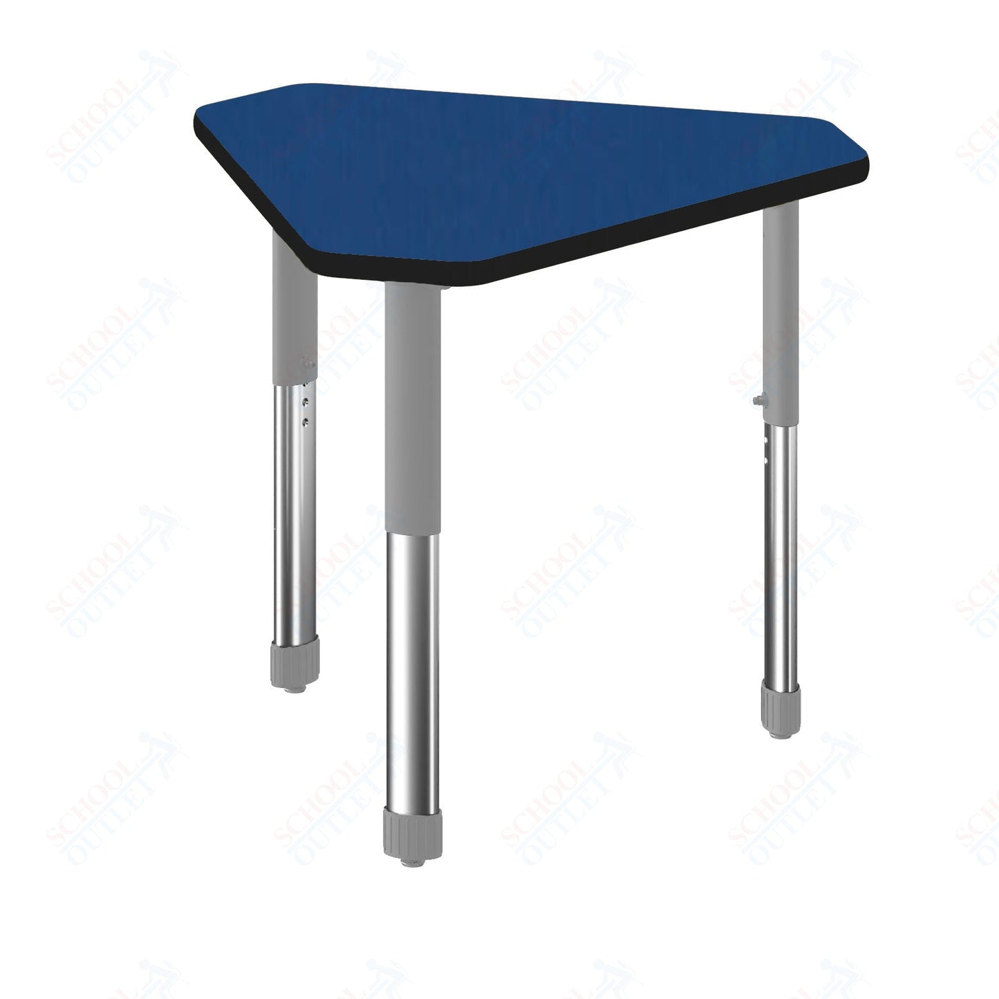Correll Diamond Deluxe High Pressure Collaborative Desk 34"W x 30"L x 25 - 35"H Adjustable Height (COR - AD3034 - DIA - XX) - SchoolOutlet