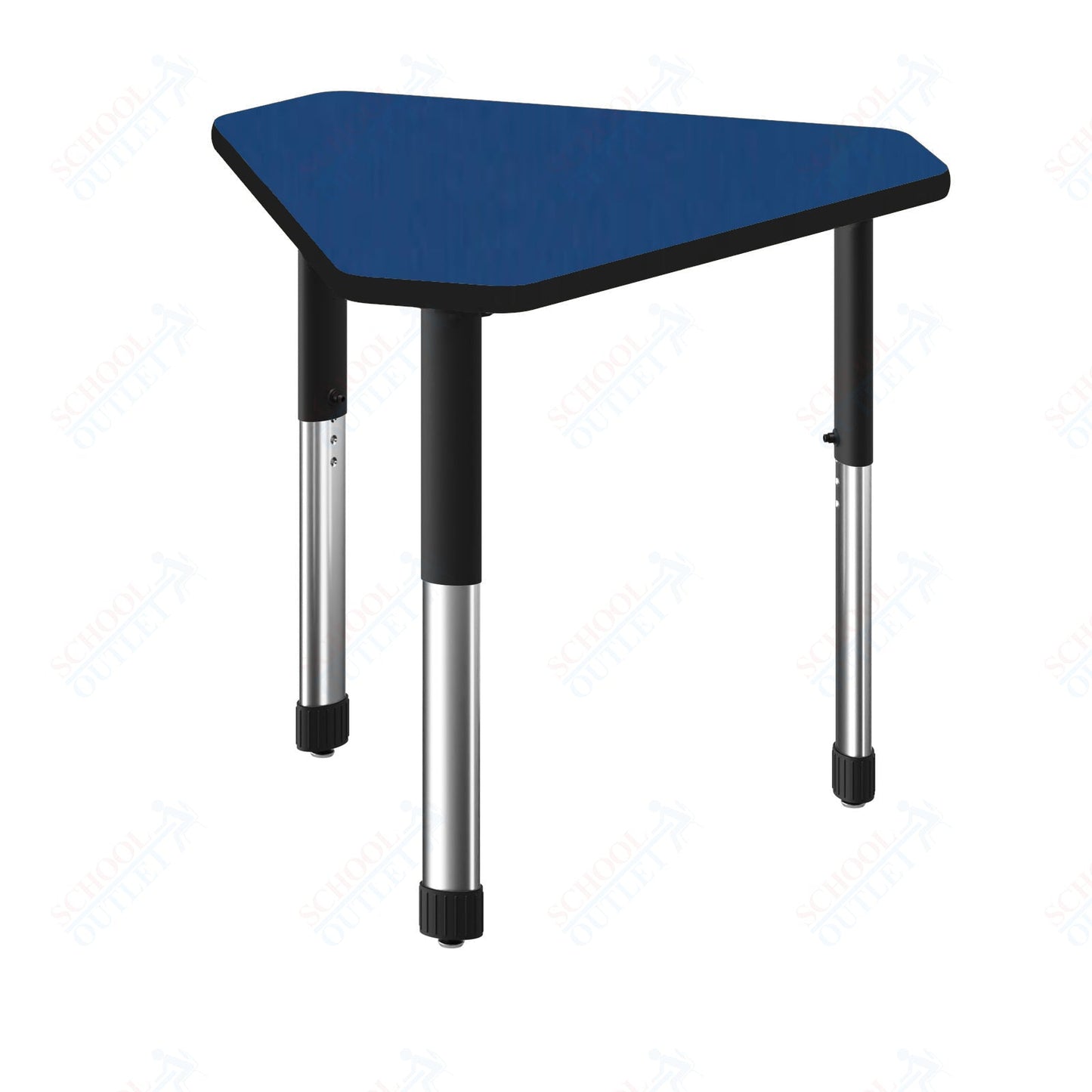 Correll Diamond Deluxe High Pressure Collaborative Desk 34"W x 30"L x 25 - 35"H Adjustable Height (COR - AD3034 - DIA - XX) - SchoolOutlet