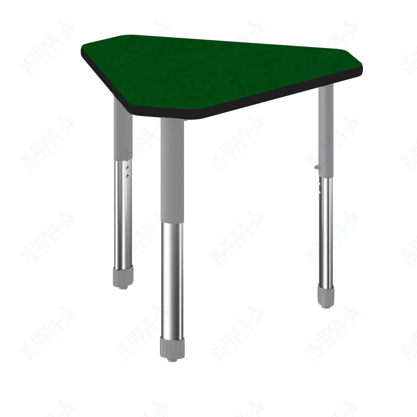 Correll Diamond Deluxe High Pressure Collaborative Desk 34"W x 30"L x 25 - 35"H Adjustable Height (COR - AD3034 - DIA - XX) - SchoolOutlet
