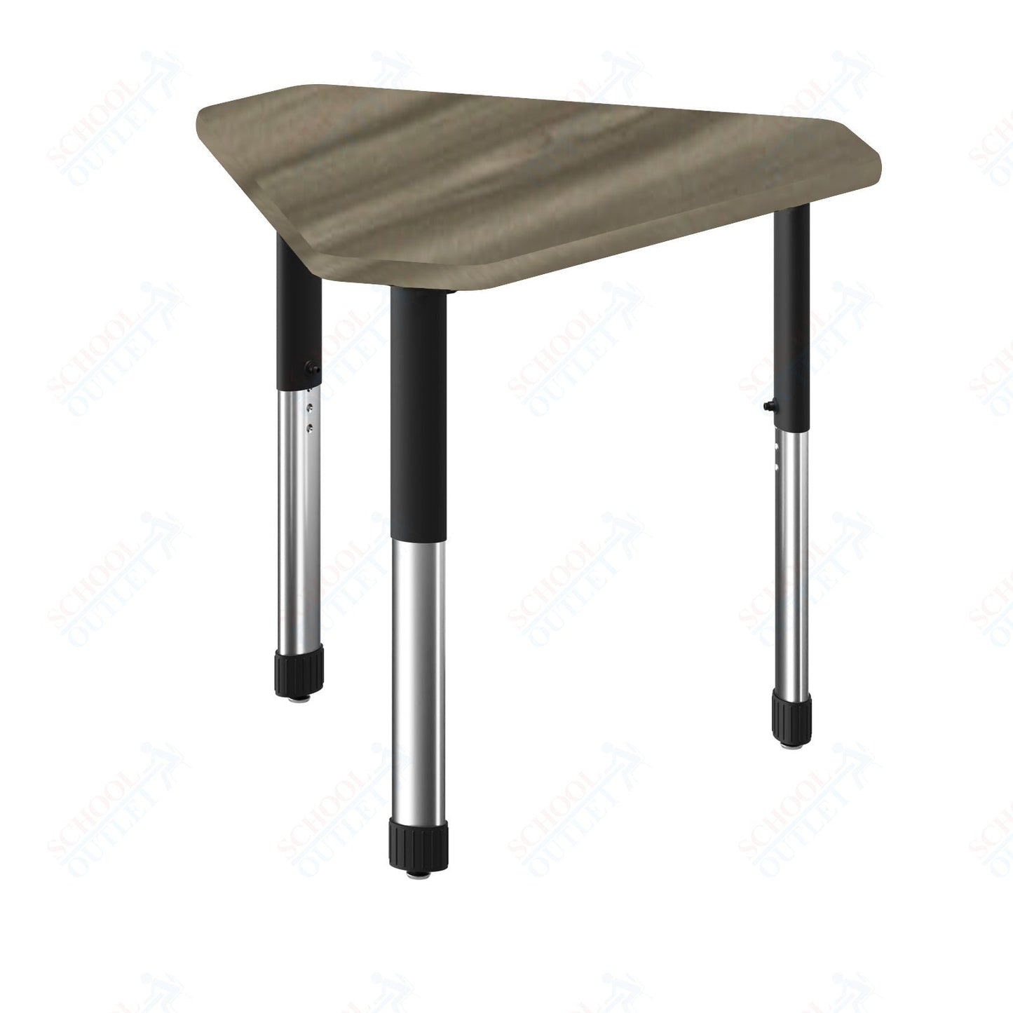 Correll Diamond Deluxe High Pressure Collaborative Desk 34"W x 30"L x 25 - 35"H Adjustable Height (COR - AD3034 - DIA - XX) - SchoolOutlet