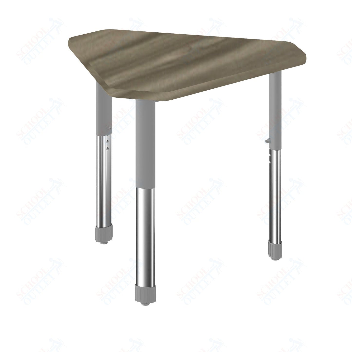Correll Diamond Deluxe High Pressure Collaborative Desk 34"W x 30"L x 25 - 35"H Adjustable Height (COR - AD3034 - DIA - XX) - SchoolOutlet