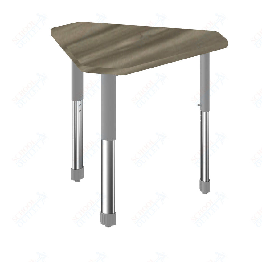 Correll Diamond Deluxe High Pressure Collaborative Desk 34"W x 30"L x 25 - 35"H Adjustable Height (COR - AD3034 - DIA - XX) - SchoolOutlet