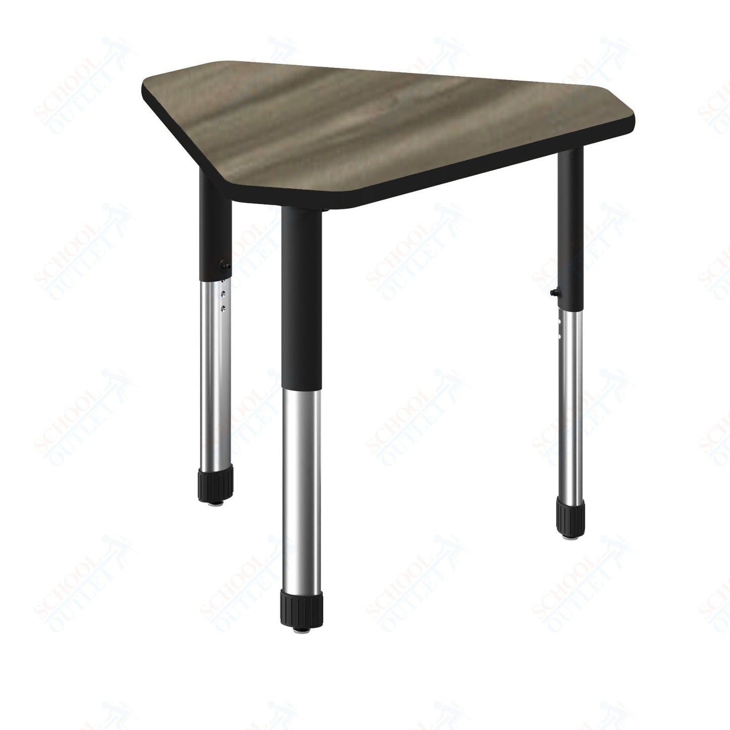 Correll Diamond Deluxe High Pressure Collaborative Desk 34"W x 30"L x 25 - 35"H Adjustable Height (COR - AD3034 - DIA - XX) - SchoolOutlet