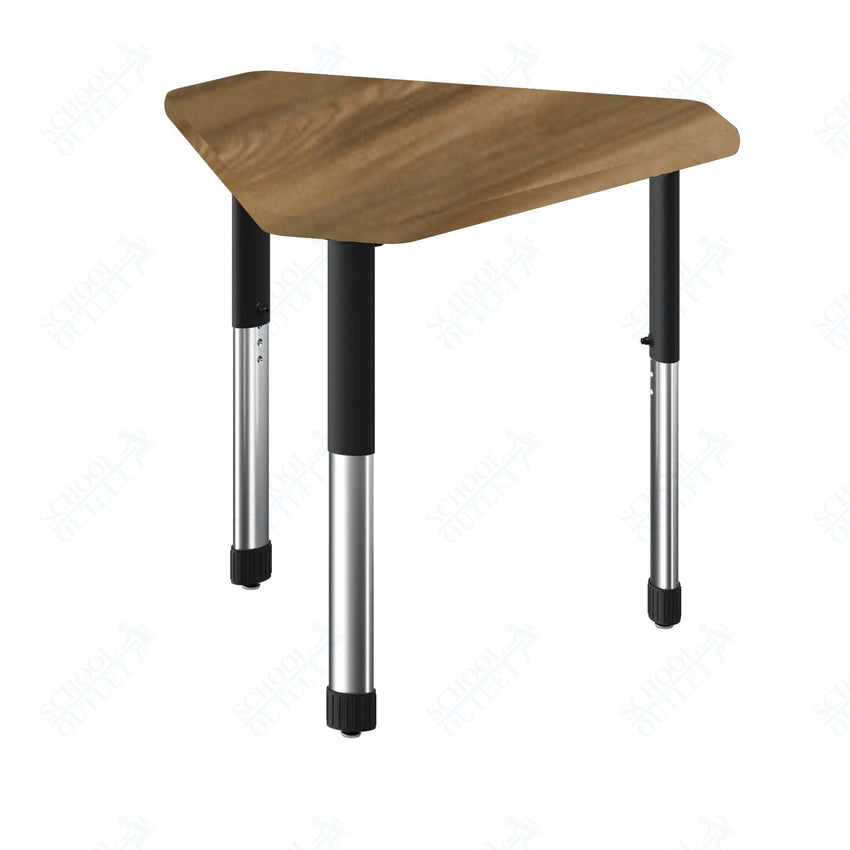 Correll Diamond Deluxe High Pressure Collaborative Desk 34"W x 30"L x 25 - 35"H Adjustable Height (COR - AD3034 - DIA - XX) - SchoolOutlet