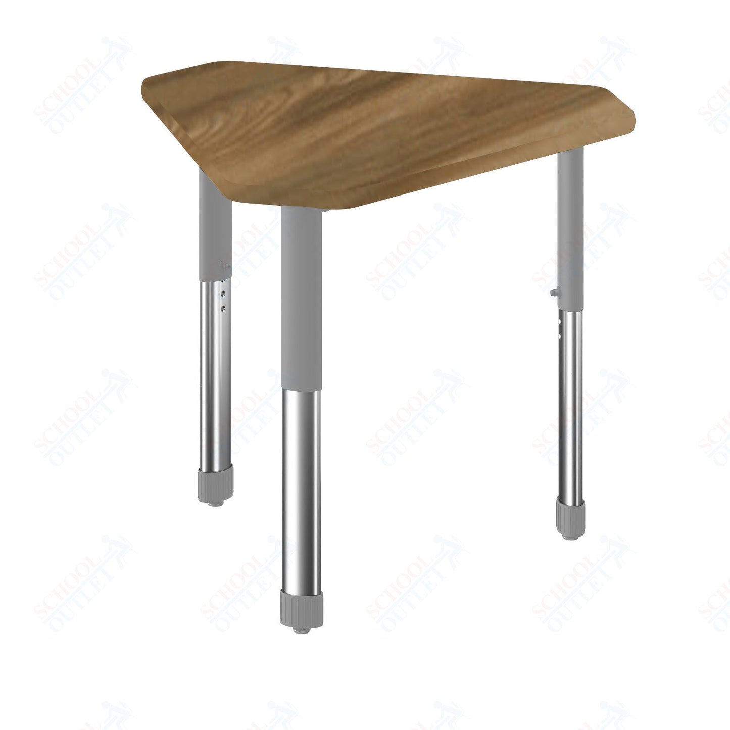 Correll Diamond Deluxe High Pressure Collaborative Desk 34"W x 30"L x 25 - 35"H Adjustable Height (COR - AD3034 - DIA - XX) - SchoolOutlet