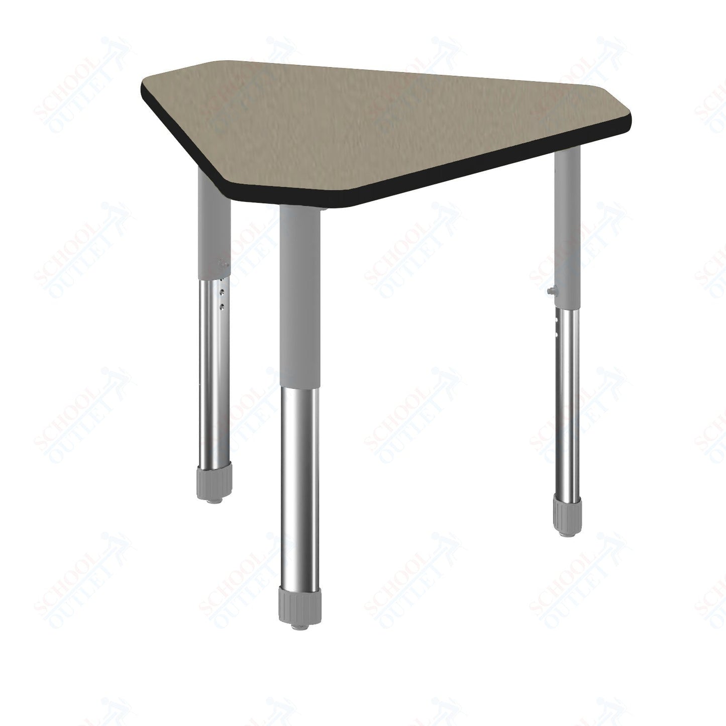 Correll Diamond Deluxe High Pressure Collaborative Desk 34"W x 30"L x 25 - 35"H Adjustable Height (COR - AD3034 - DIA - XX) - SchoolOutlet