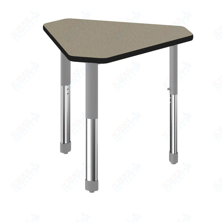 Correll Diamond Deluxe High Pressure Collaborative Desk 34"W x 30"L x 25 - 35"H Adjustable Height (COR - AD3034 - DIA - XX) - SchoolOutlet