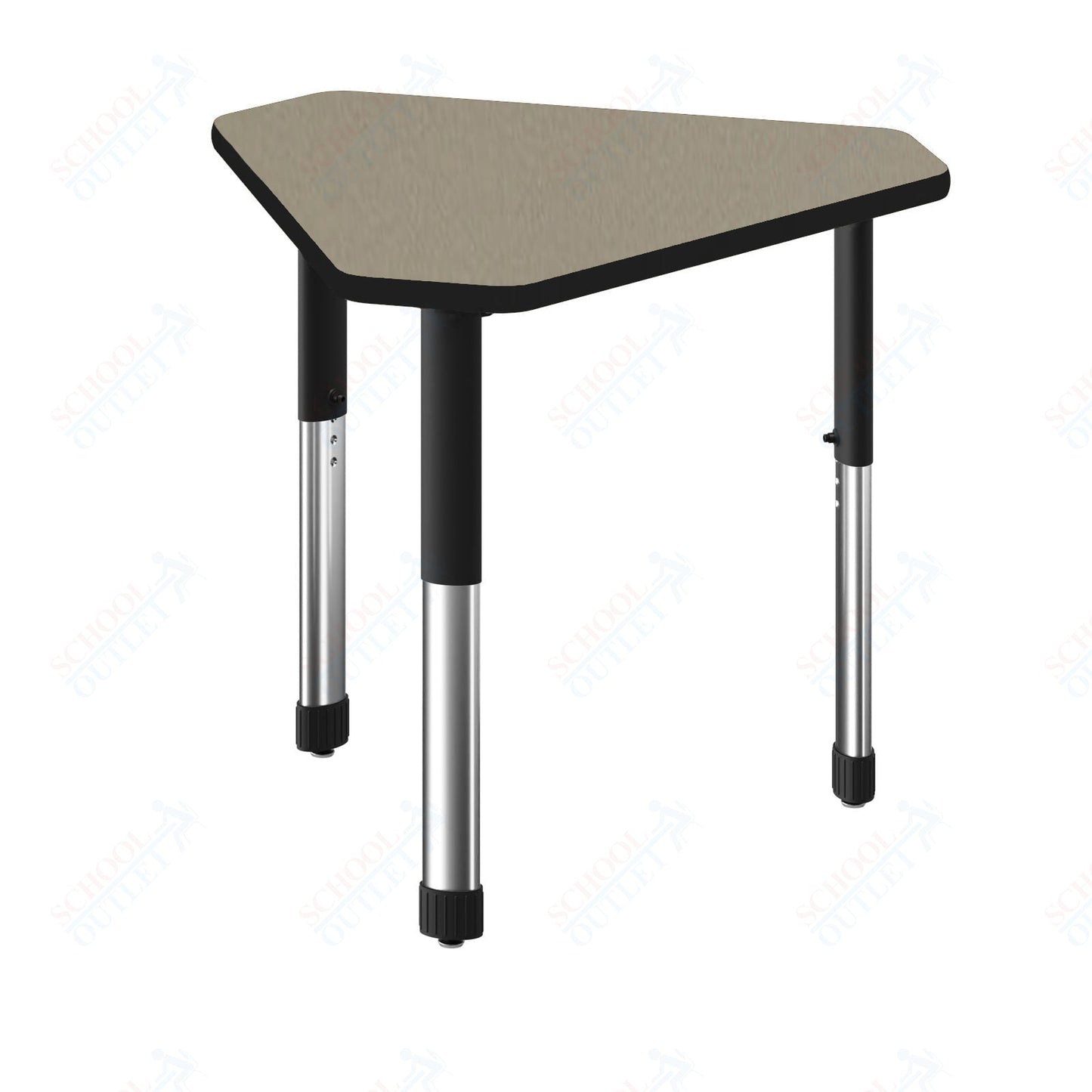 Correll Diamond Deluxe High Pressure Collaborative Desk 34"W x 30"L x 25 - 35"H Adjustable Height (COR - AD3034 - DIA - XX) - SchoolOutlet