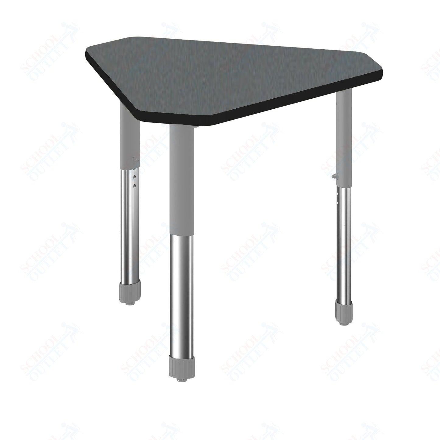 Correll Diamond Deluxe High Pressure Collaborative Desk 34"W x 30"L x 25 - 35"H Adjustable Height (COR - AD3034 - DIA - XX) - SchoolOutlet