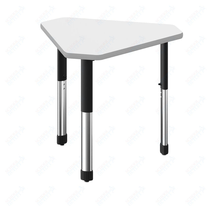 Correll Diamond Markerboard-Dry Erase High Pressure Collaborative Desk 34"W x 30"L x 25 - 35"H Adjustable Height (COR-AD3034DE-DIA-XX) - SchoolOutlet