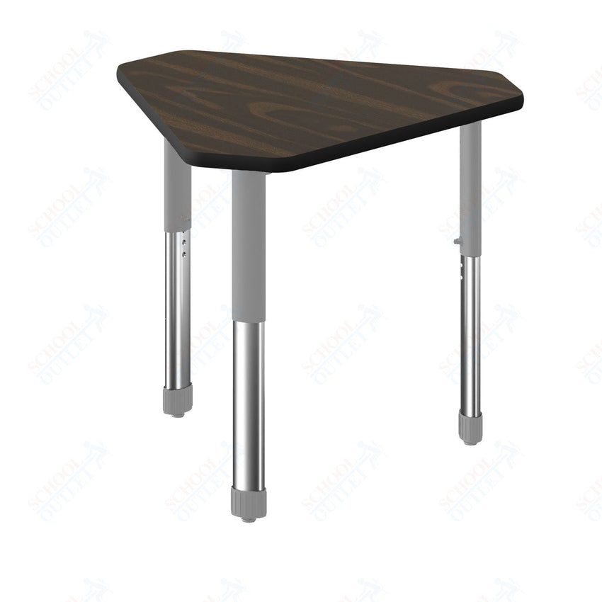 Correll Diamond Commercial Laminate Top Collaborative Desk 34"W x 30"L x 25 - 35"H Adjustable Height (COR - AD3034TF - DIA - XX) - SchoolOutlet
