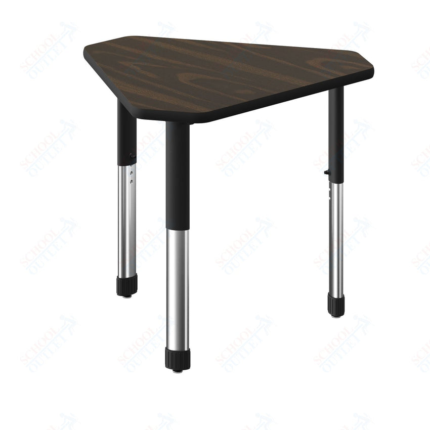 Correll Diamond Commercial Laminate Top Collaborative Desk 34"W x 30"L x 25 - 35"H Adjustable Height (COR - AD3034TF - DIA - XX) - SchoolOutlet