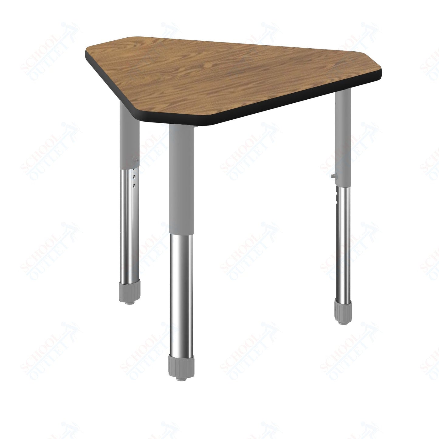 Correll Diamond Commercial Laminate Top Collaborative Desk 34"W x 30"L x 25 - 35"H Adjustable Height (COR - AD3034TF - DIA - XX) - SchoolOutlet