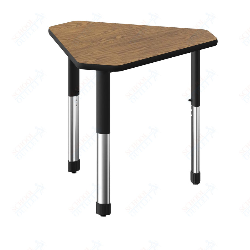Correll Diamond Commercial Laminate Top Collaborative Desk 34"W x 30"L x 25 - 35"H Adjustable Height (COR - AD3034TF - DIA - XX) - SchoolOutlet