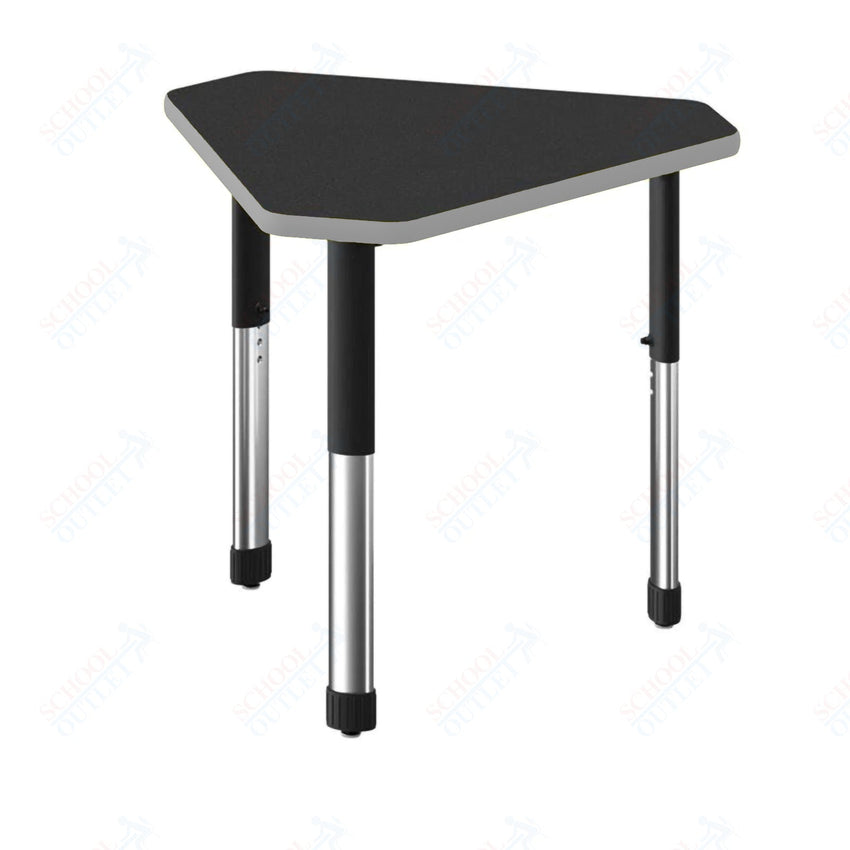 Correll Diamond Commercial Laminate Top Collaborative Desk 34"W x 30"L x 25 - 35"H Adjustable Height (COR - AD3034TF - DIA - XX) - SchoolOutlet