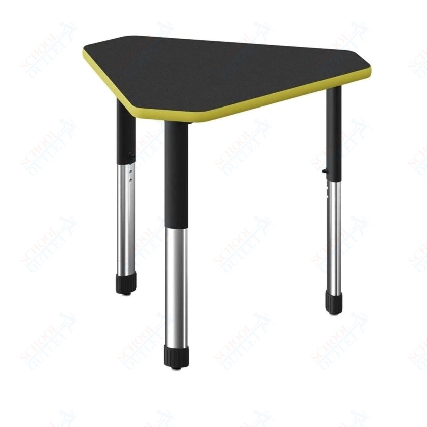 Correll Diamond Commercial Laminate Top Collaborative Desk 34"W x 30"L x 25 - 35"H Adjustable Height (COR - AD3034TF - DIA - XX) - SchoolOutlet
