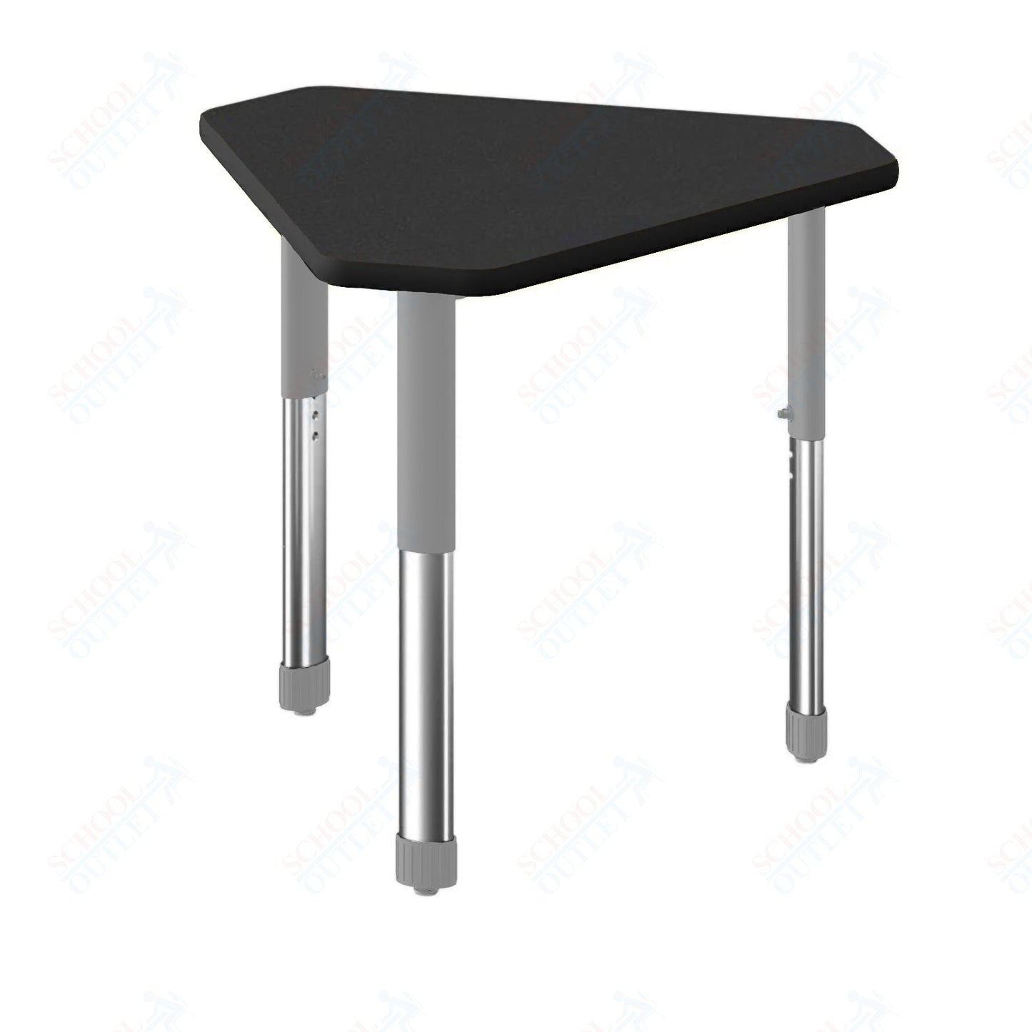 Correll Diamond Commercial Laminate Top Collaborative Desk 34"W x 30"L x 25 - 35"H Adjustable Height (COR - AD3034TF - DIA - XX) - SchoolOutlet