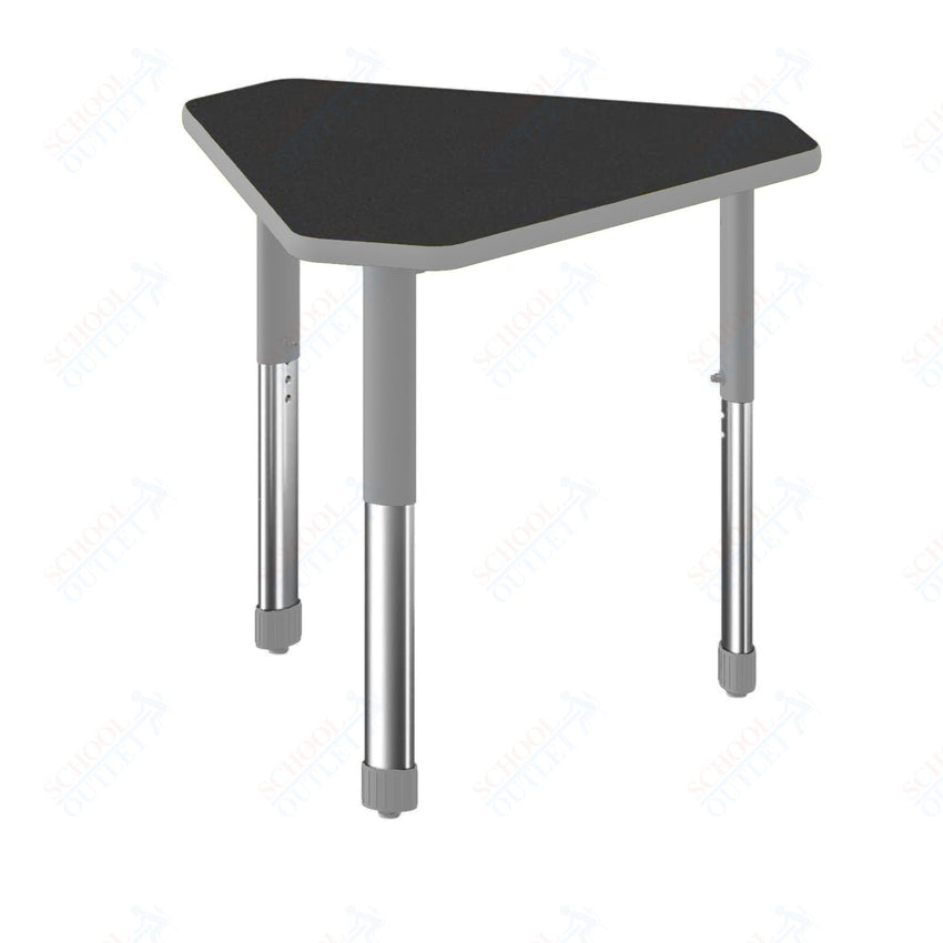 Correll Diamond Commercial Laminate Top Collaborative Desk 34"W x 30"L x 25 - 35"H Adjustable Height (COR - AD3034TF - DIA - XX) - SchoolOutlet