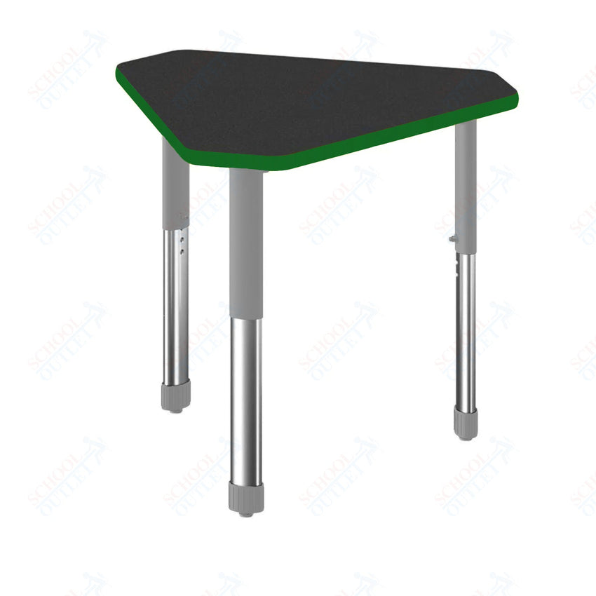 Correll Diamond Commercial Laminate Top Collaborative Desk 34"W x 30"L x 25 - 35"H Adjustable Height (COR - AD3034TF - DIA - XX) - SchoolOutlet