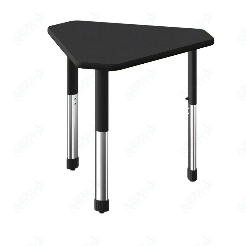 Correll Diamond Commercial Laminate Top Collaborative Desk 34"W x 30"L x 25 - 35"H Adjustable Height (COR - AD3034TF - DIA - XX) - SchoolOutlet