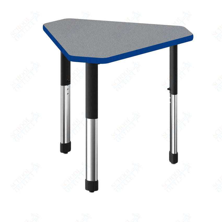 Correll Diamond Commercial Laminate Top Collaborative Desk 34"W x 30"L x 25 - 35"H Adjustable Height (COR - AD3034TF - DIA - XX) - SchoolOutlet