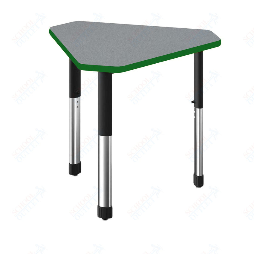 Correll Diamond Commercial Laminate Top Collaborative Desk 34"W x 30"L x 25 - 35"H Adjustable Height (COR - AD3034TF - DIA - XX) - SchoolOutlet