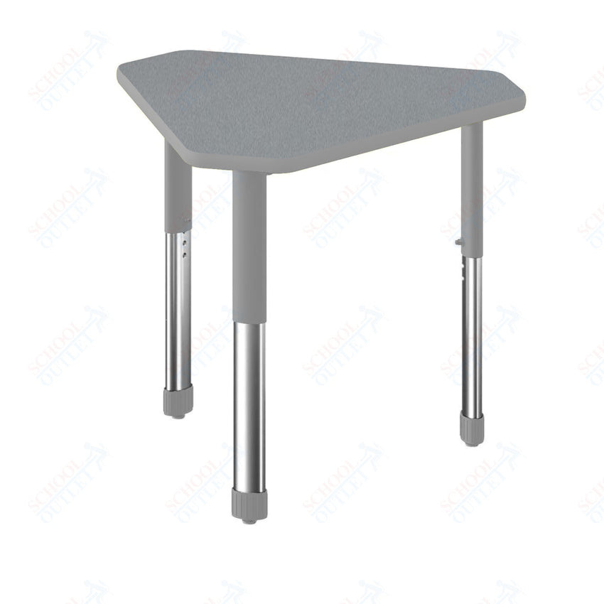 Correll Diamond Commercial Laminate Top Collaborative Desk 34"W x 30"L x 25 - 35"H Adjustable Height (COR - AD3034TF - DIA - XX) - SchoolOutlet