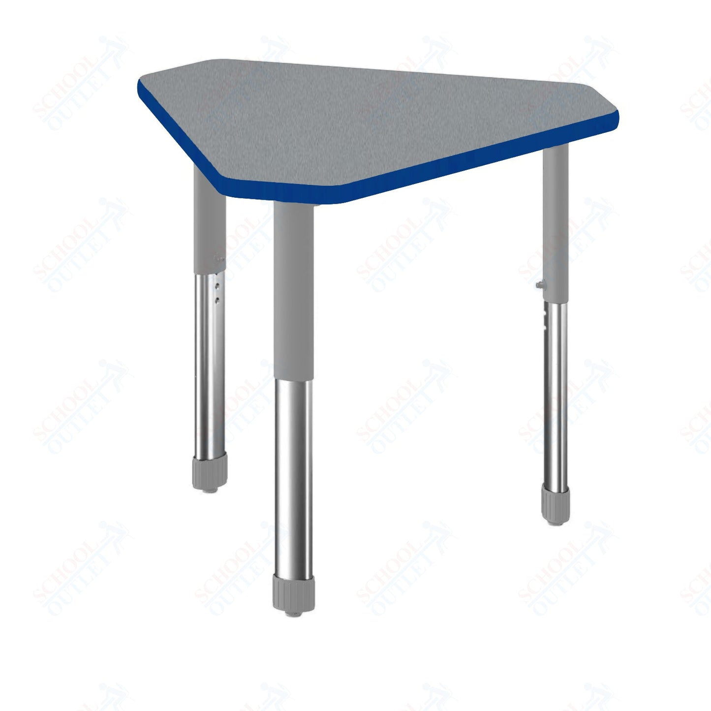 Correll Diamond Commercial Laminate Top Collaborative Desk 34"W x 30"L x 25 - 35"H Adjustable Height (COR - AD3034TF - DIA - XX) - SchoolOutlet