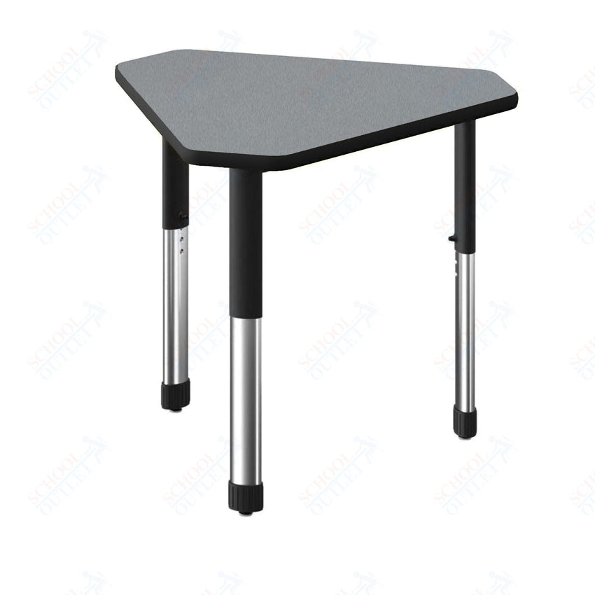 Correll Diamond Commercial Laminate Top Collaborative Desk 34"W x 30"L x 25 - 35"H Adjustable Height (COR - AD3034TF - DIA - XX) - SchoolOutlet