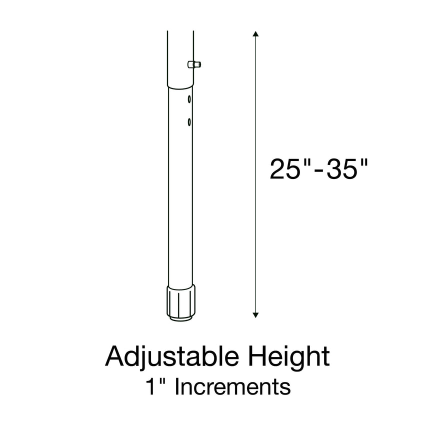 Correll Wing Deluxe High Pressure Collaborative Desk 41"W x 30"L x 25 - 35"H Adjustable Height (COR - AD3041 - WING - XX) - SchoolOutlet