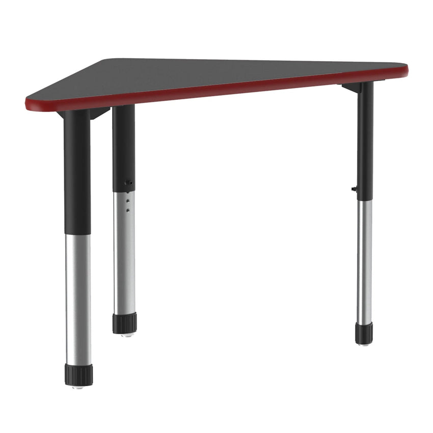 Correll Wing Deluxe High Pressure Collaborative Desk 41"W x 30"L x 25 - 35"H Adjustable Height (COR - AD3041 - WING - XX) - SchoolOutlet