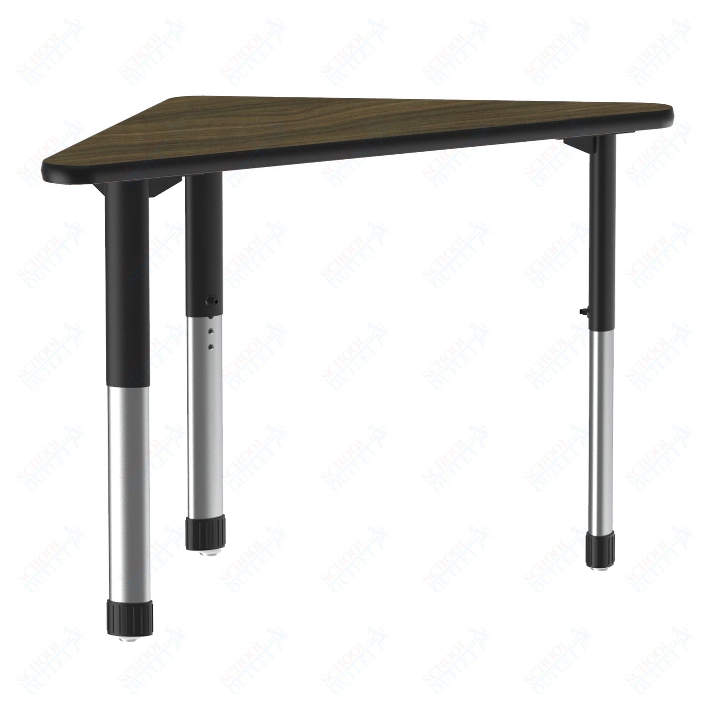 Correll Wing Deluxe High Pressure Collaborative Desk 41"W x 30"L x 25 - 35"H Adjustable Height (COR-AD3041-WING-XX) - SchoolOutlet