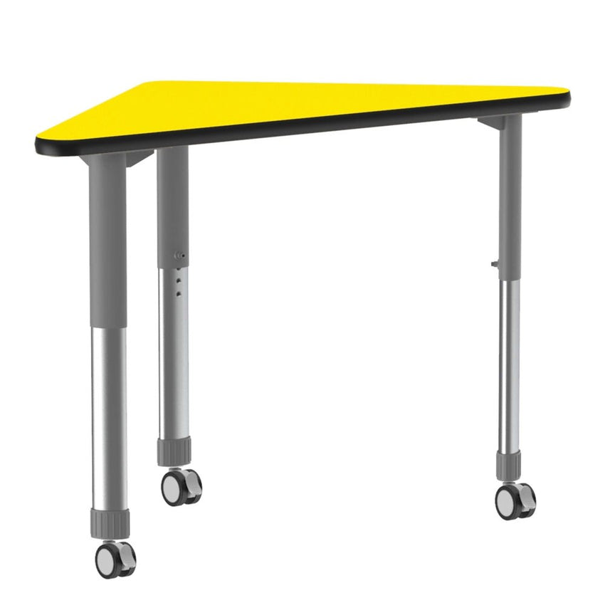 Correll Wing Deluxe High Pressure Collaborative Desk 41"W x 30"L x 25 - 35"H Adjustable Height (COR - AD3041 - WING - XX) - SchoolOutlet