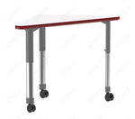 Correll Wing Markerboard - Dry Erase High Pressure Collaborative Desk 41