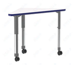 Correll Wing Markerboard - Dry Erase High Pressure Collaborative Desk 41