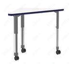 Correll Wing Markerboard - Dry Erase High Pressure Collaborative Desk 41