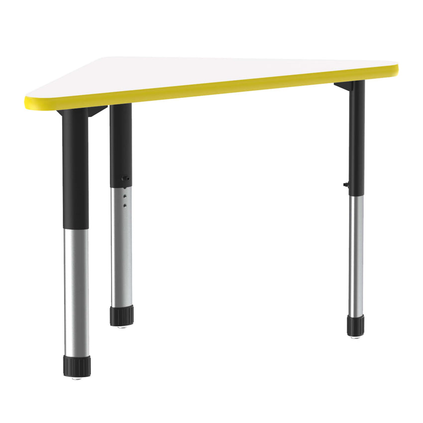 Correll Wing Markerboard - Dry Erase High Pressure Collaborative Desk 41"W x 30"L x 25 - 35"H Adjustable Height (COR - AD3041DE - WING - XX) - SchoolOutlet