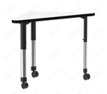Correll Wing Markerboard - Dry Erase High Pressure Collaborative Desk 41