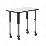 Correll Rectangular Markerboard - Dry Erase High Pressure Collaborative Desk 34